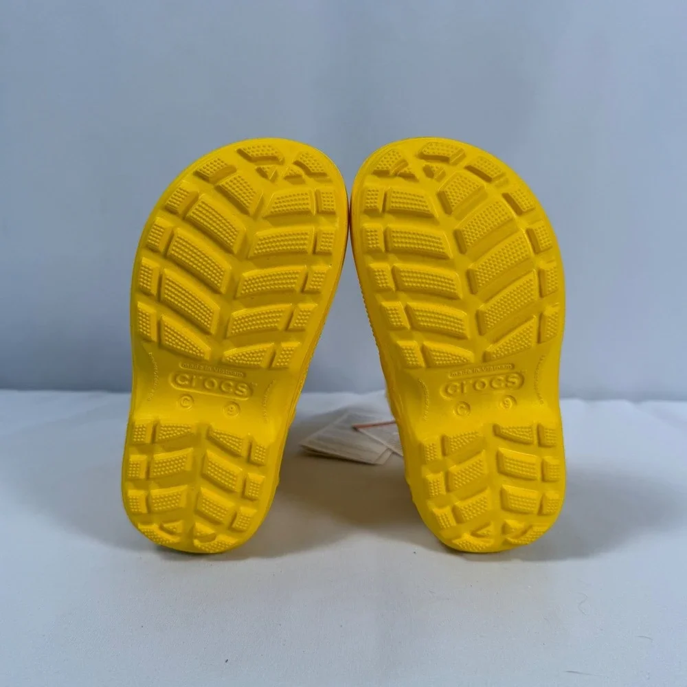 Crocs Kids Handle It‎ Rain Boots Yellow Size C9 Waterproof Mud New w/ Tags